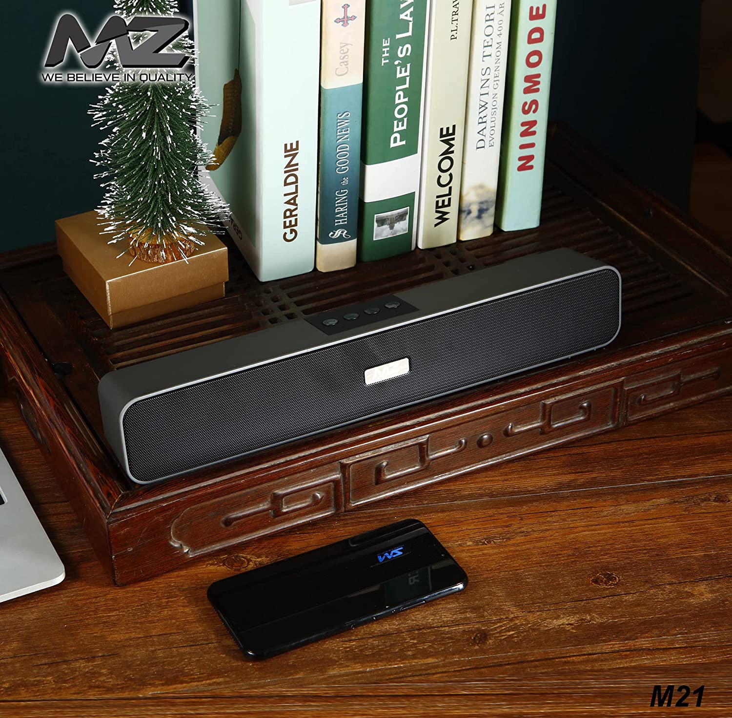 MZ M21 (Portable Home TV SOUNDBAR) Dynamic Thunder Sound 2400mAh Battery 10 W Bluetooth