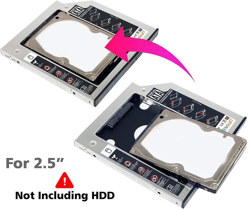 New Internal 2Nd Hdd Ssd Caddy For Apple Imac Core 2 Duo Size - 9.5Mm