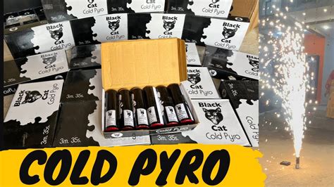 PYRO Black Cat Cold Pyro Party Use Pack of 6 Piece