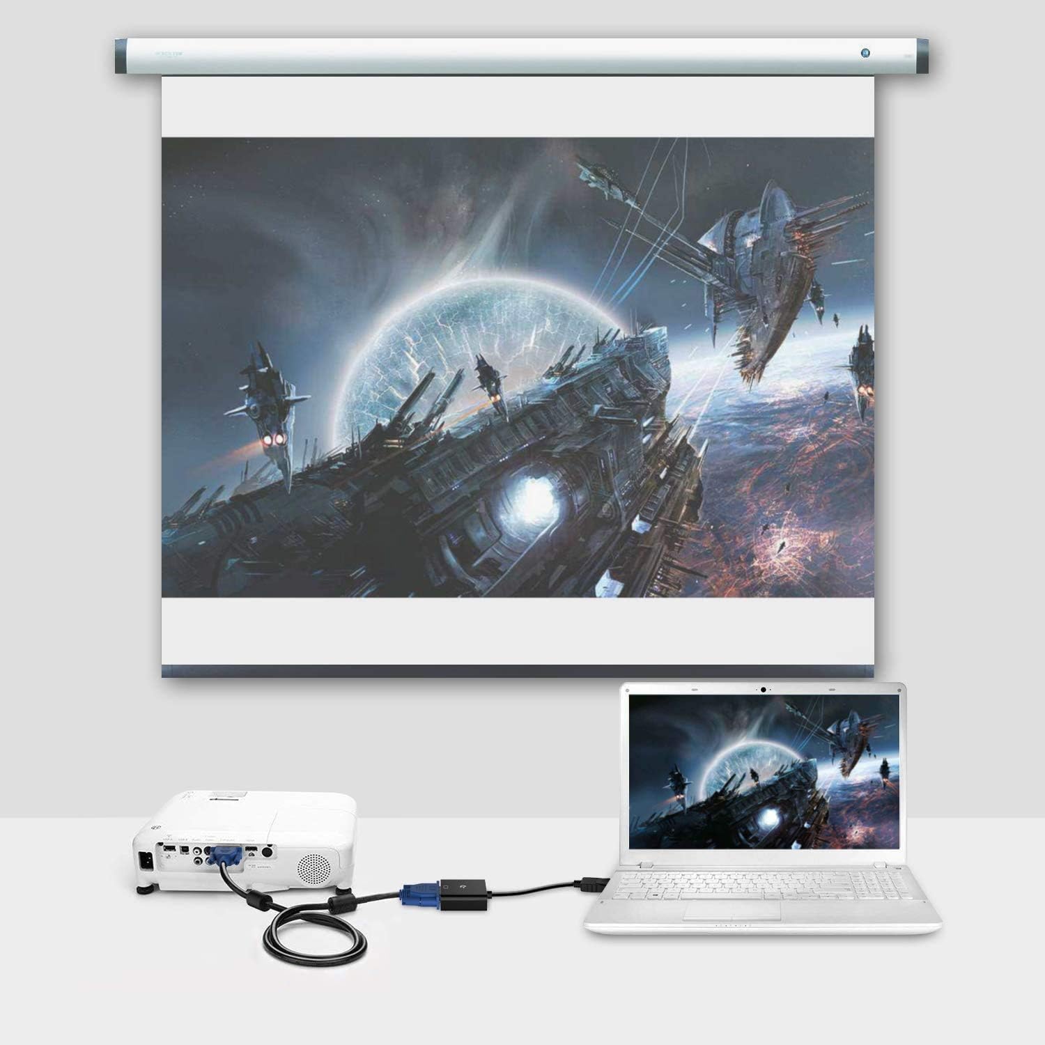 Quality Assured Male to Male VGA Cable Support Monitor/PC/LCD/LED, Plasma, Projector, TFT (LST-VGACBLE-1.5M) - 3M