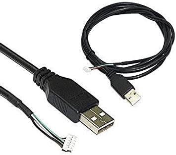 Quality Assured USB 2.0 morpho cable, morpho device cable for Mso 1300 E3/E2/E Biometric Finger Print Scanner morpho USB cable (Black)