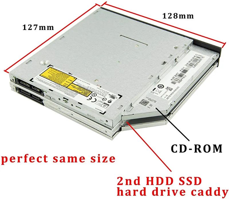 Second Hdd Caddy, Size - 12.7Mm