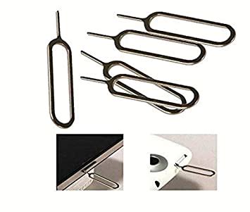 SIM Card Ejector Pin for All Smartphones Sim Card Tray Pin Eject Removal Tool Needle Opener Ejector (5 Pieces)