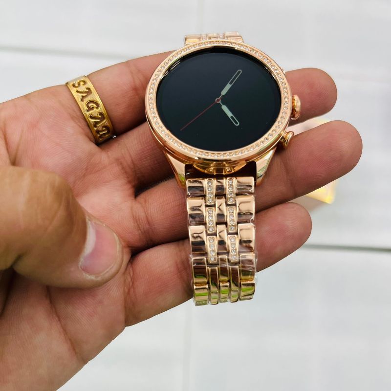 Rose gold womens smartwatch on sale