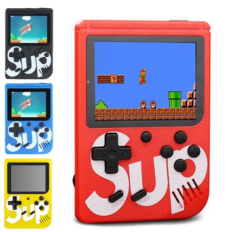 Sup Game Portable Video Game Box with Mario, Super Mario, Dr Mario, Contra, Turtles, and Other 400 Games with Battery Included (Random Colour)