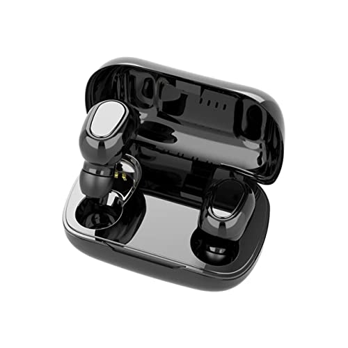 TWS L21 Wireless In Ear Earbuds 300mah Battery,Bluetooth 5.0,Easy Button Control,Total Playback One time 4 Hrs Play time,Attractive Design Black