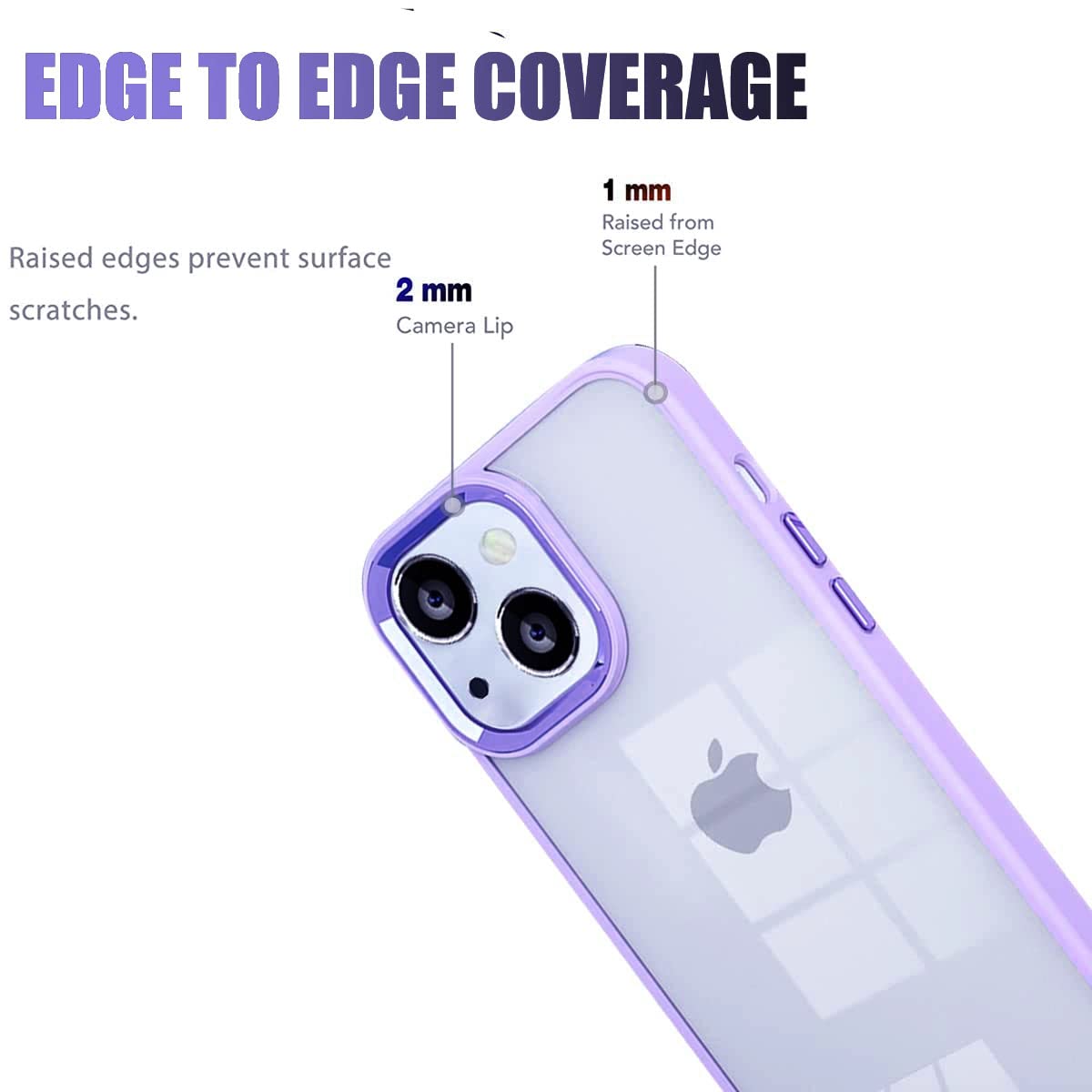 Ultra Hybrid Matte Frosted Translucent Camera Guard Shockproof Back Cover Case Compatible for iPhone 14 - Blue