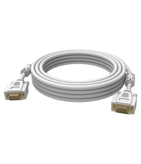 Vga Cable White - 5Mtr