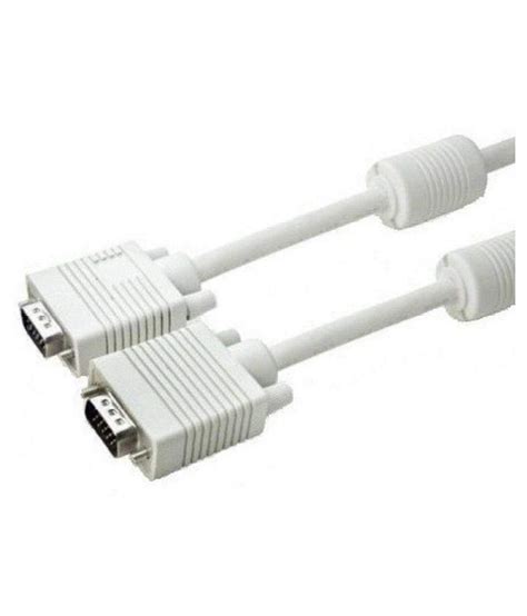 Vga Cable White - 1.5Mtr