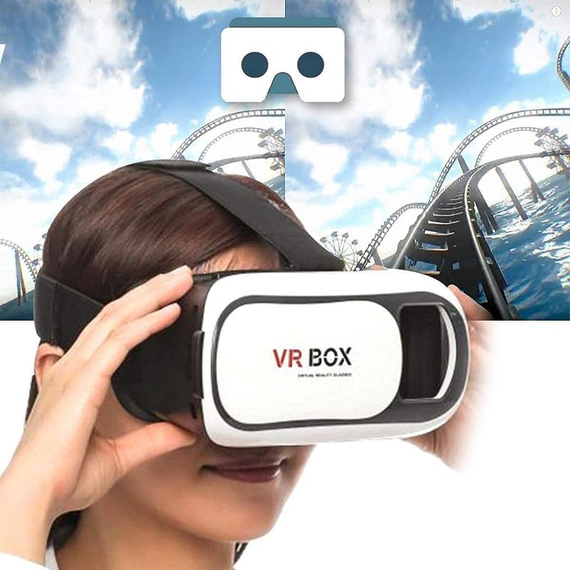 VR Box 2.9 out of 5 stars Virtual Reality Headset Glasses Anti-Radiation Adjustable Screen Headband 2023 for All Smartphones ,Phone