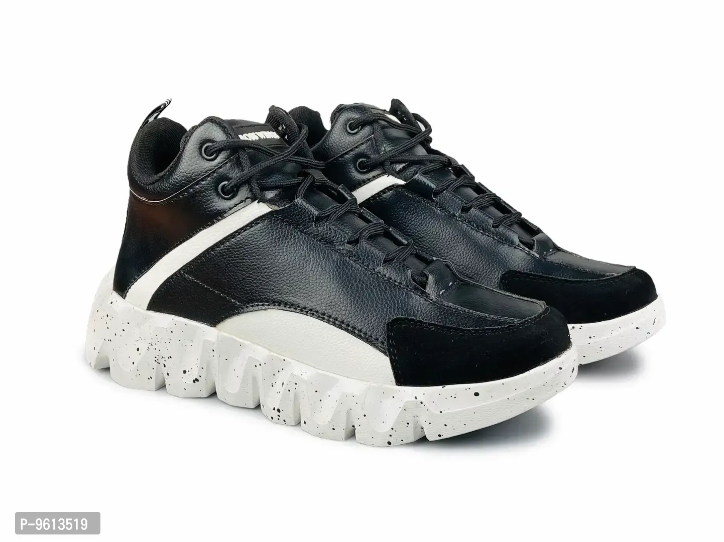 Stylish Fancy Synthetic Leather Casual Sneakers Shoes For Men - 6