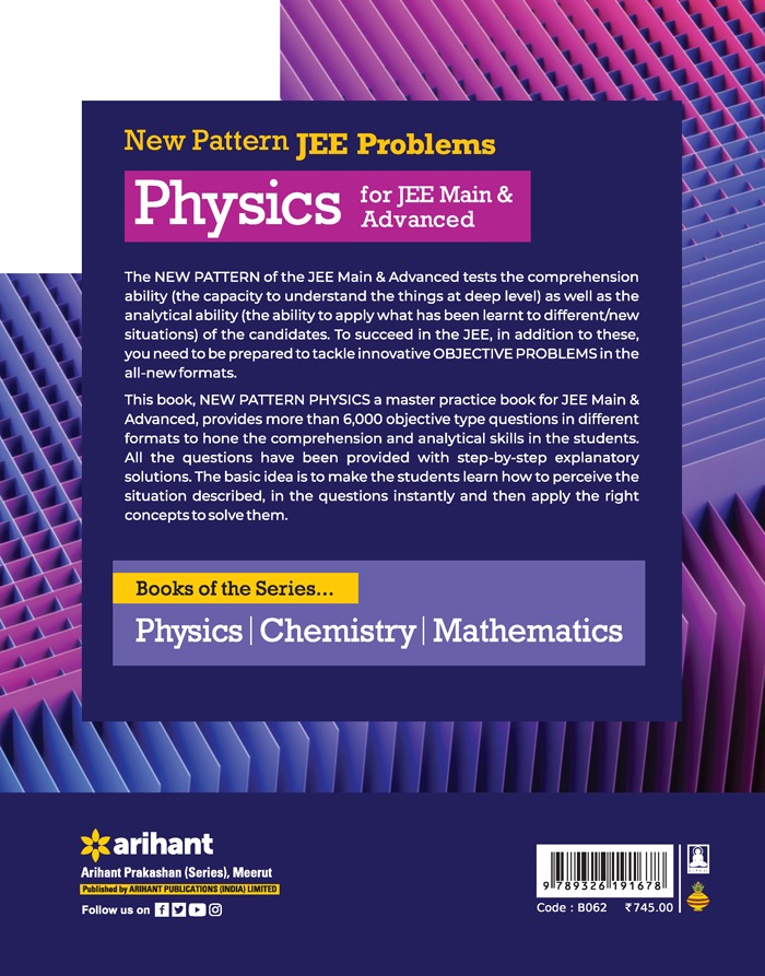 Arihant New Pattern JEE Problems PHYSICS for JEE Main & Advanced