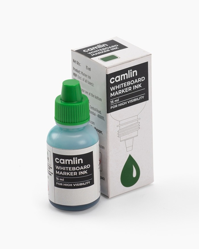 Camlin amlin  White Board Marker Ink Green Colour 15ml  - 1 Pcs, Green