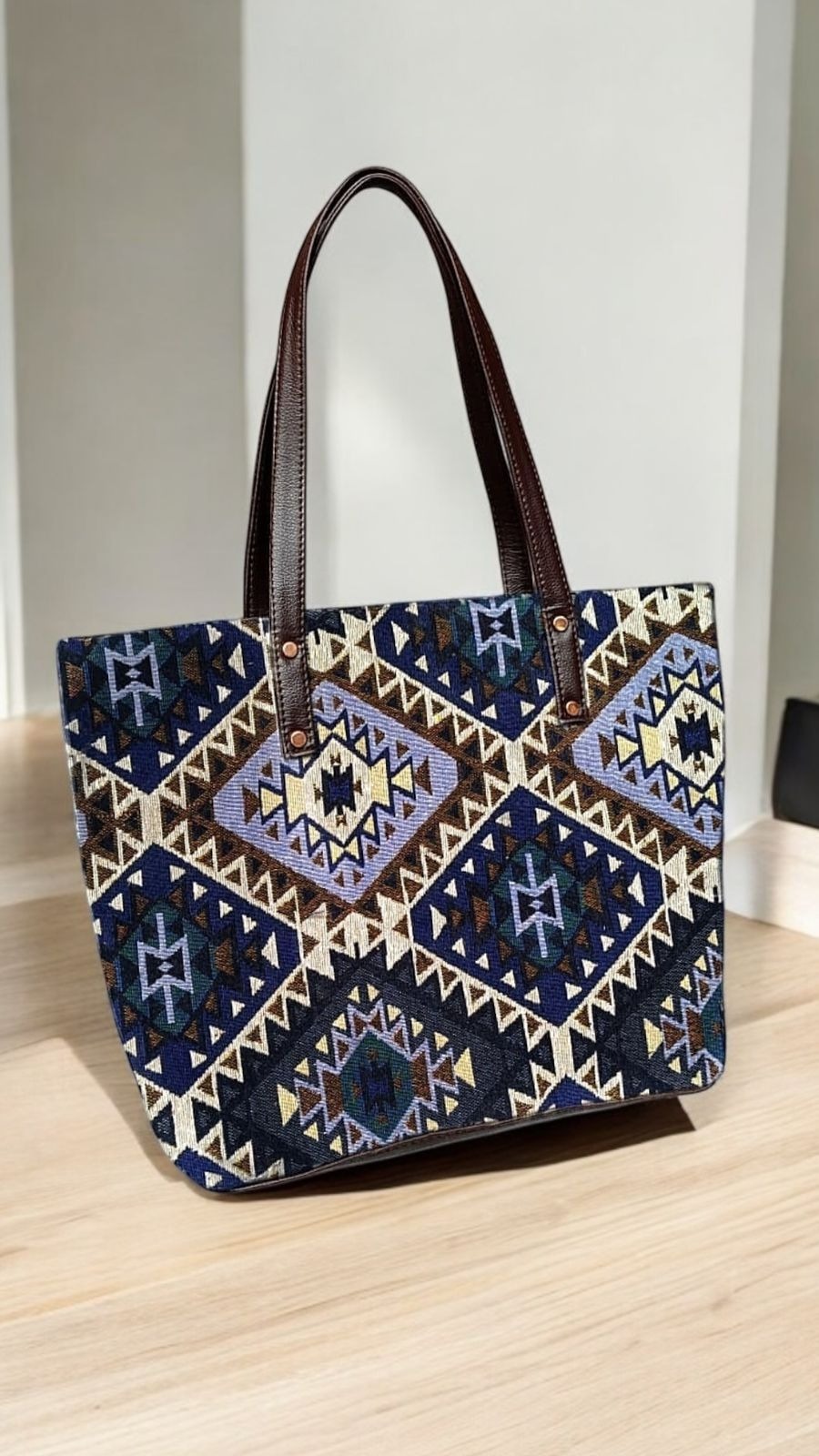 Everyday Tote Bag Jacquard Fabric