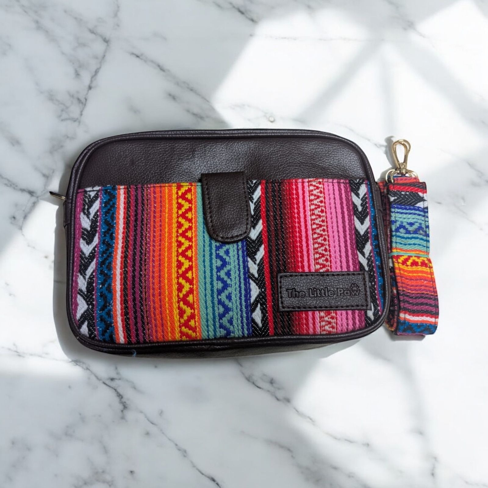 Boxy Sling With Jacquard Fabric Matching Sling