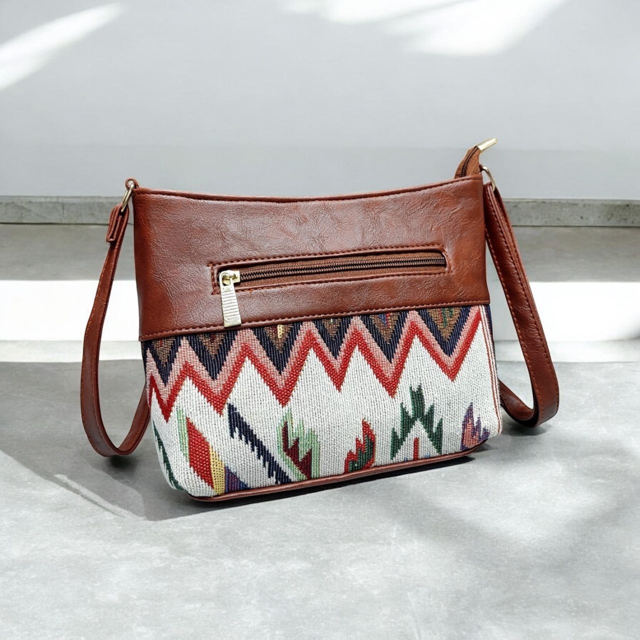 Boat Sling With Vegan Leather Detailing 