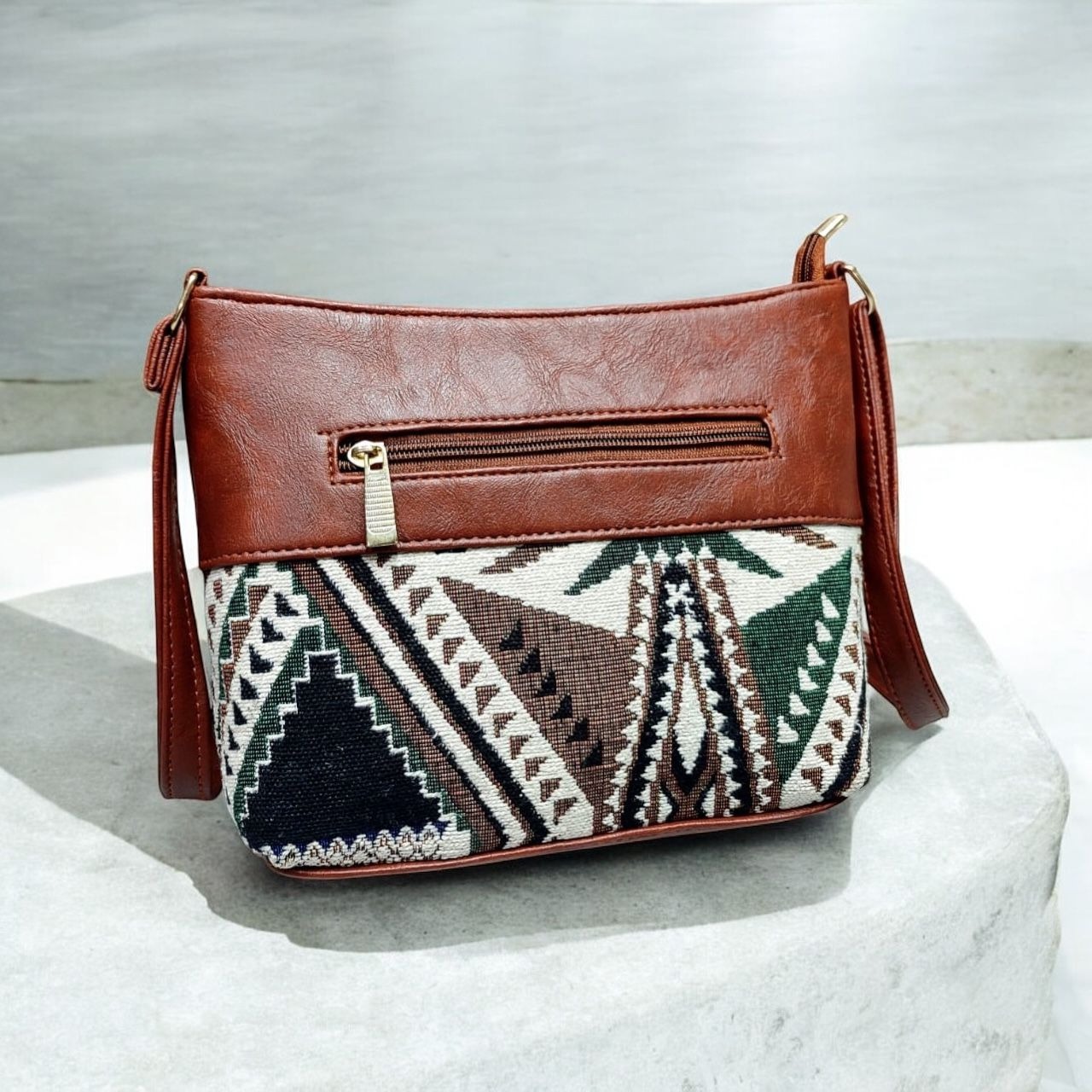 Boat Sling With Vegan Leather Detailing