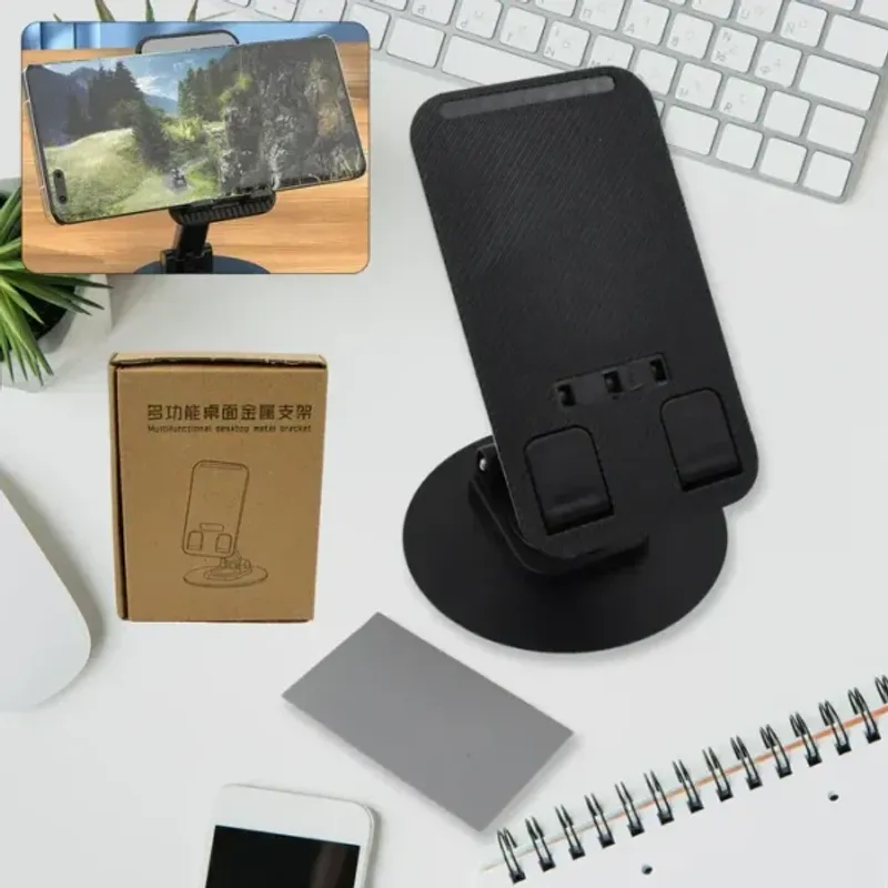 "Ultimate Convenience: Rotatable and Foldable Mobile Holder for Any Angle"