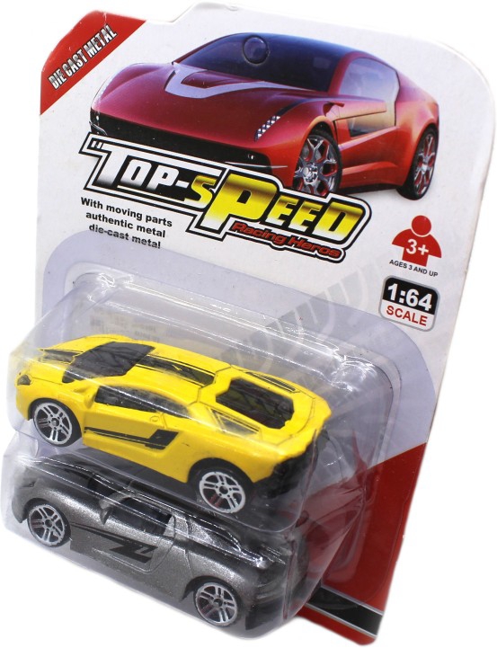 2PCS METAL CAR TOP SPEED