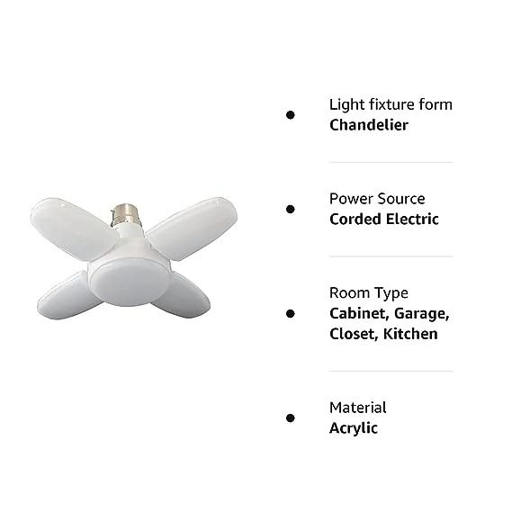 MINI FAN BLADE LED BULB