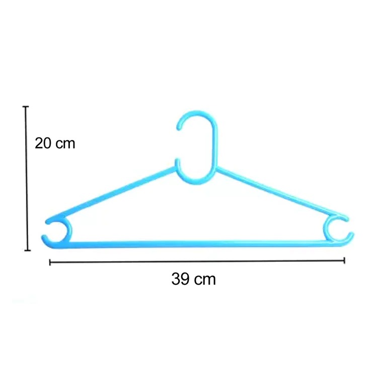 6PCS PLASTIC HANGER SET