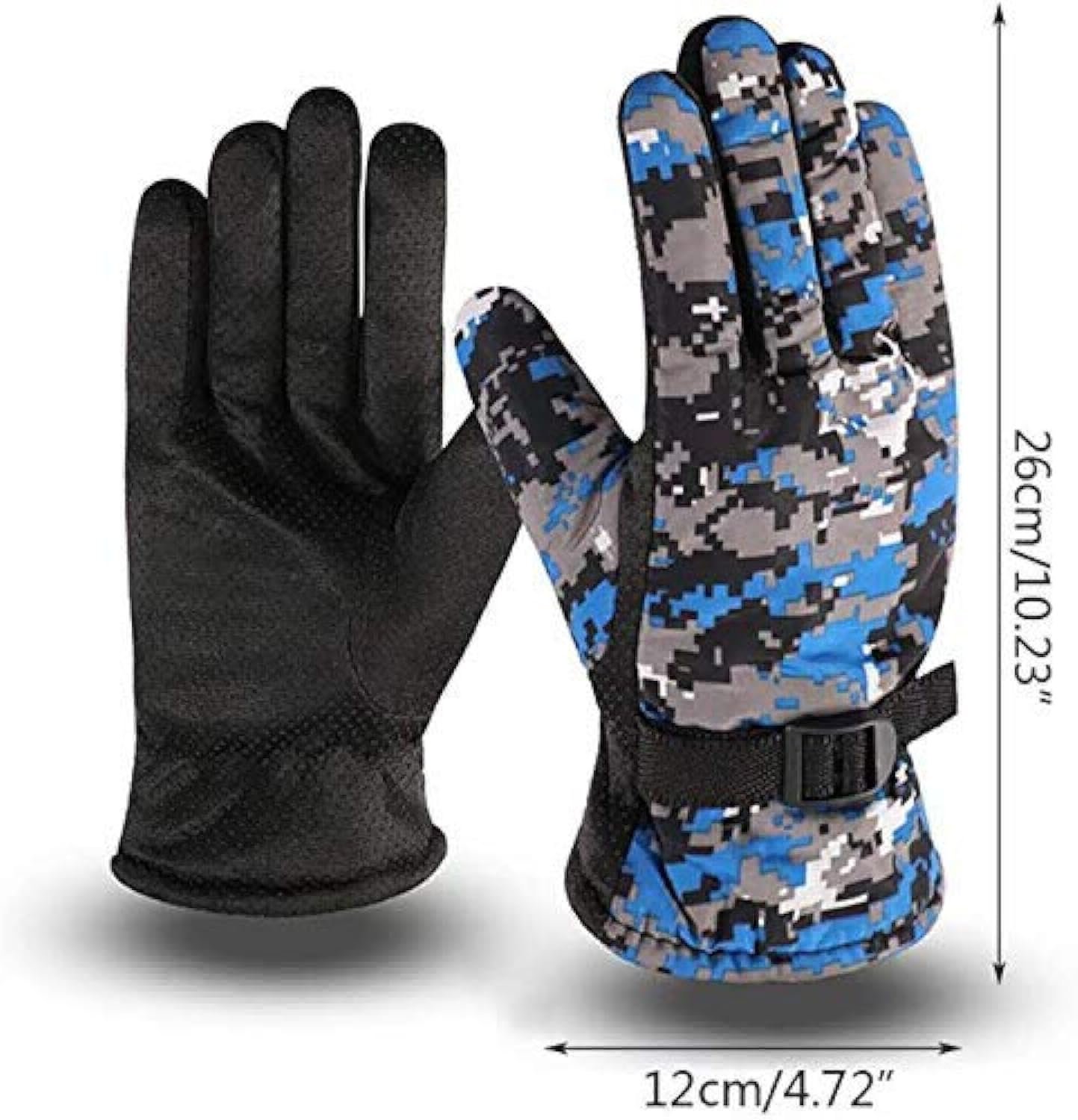 Winter Gloves Army Style - Blue