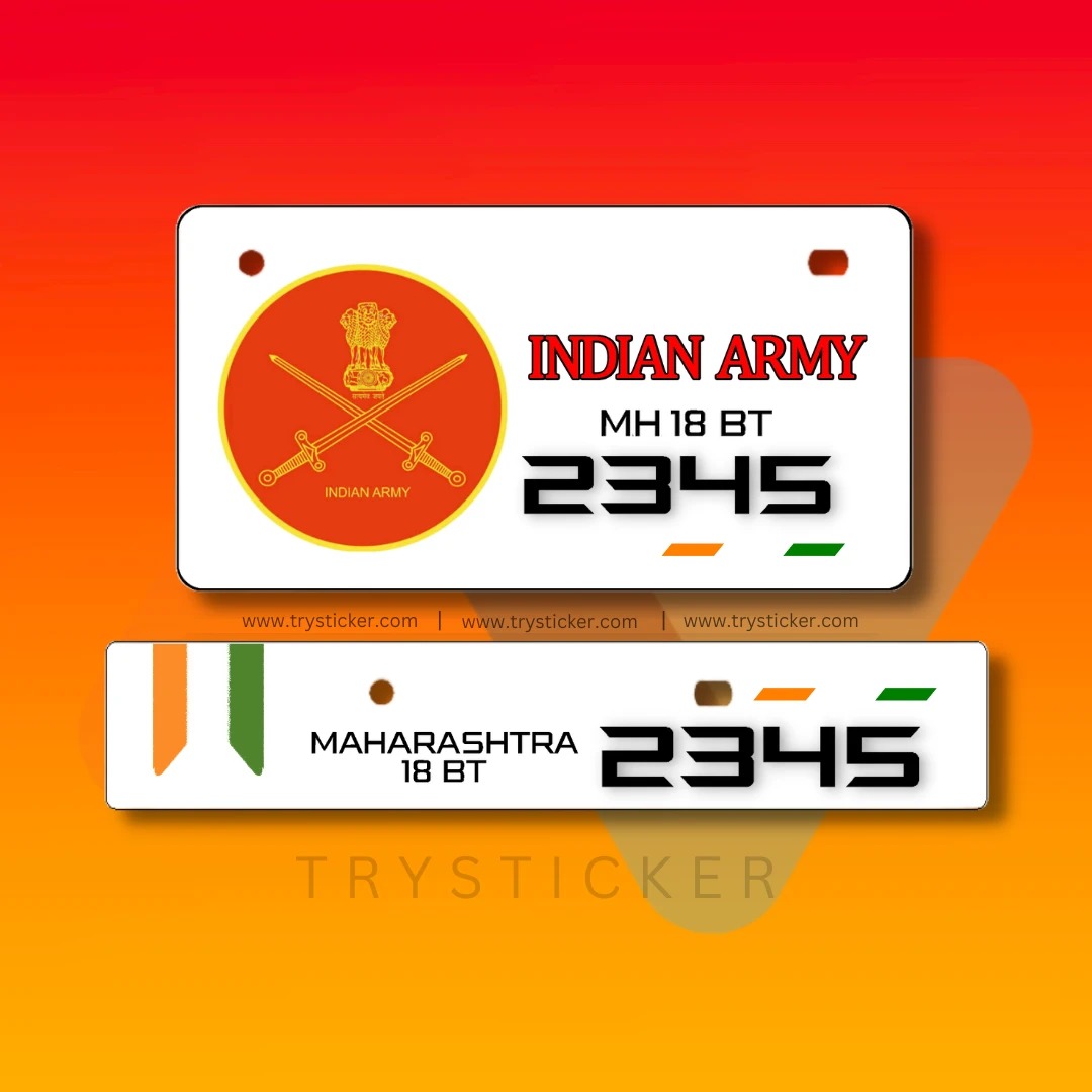 Decoding Number Plates of Indian Military Vehicles