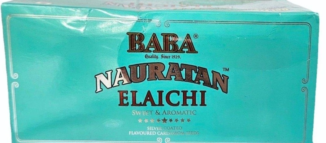 Silver Coated Baba Nauratan Elaichi, For To Break Mouth Odour, Sweet & Aromatic