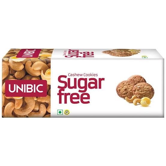 Unibic Sugarfree Cashew Cookies - 75g