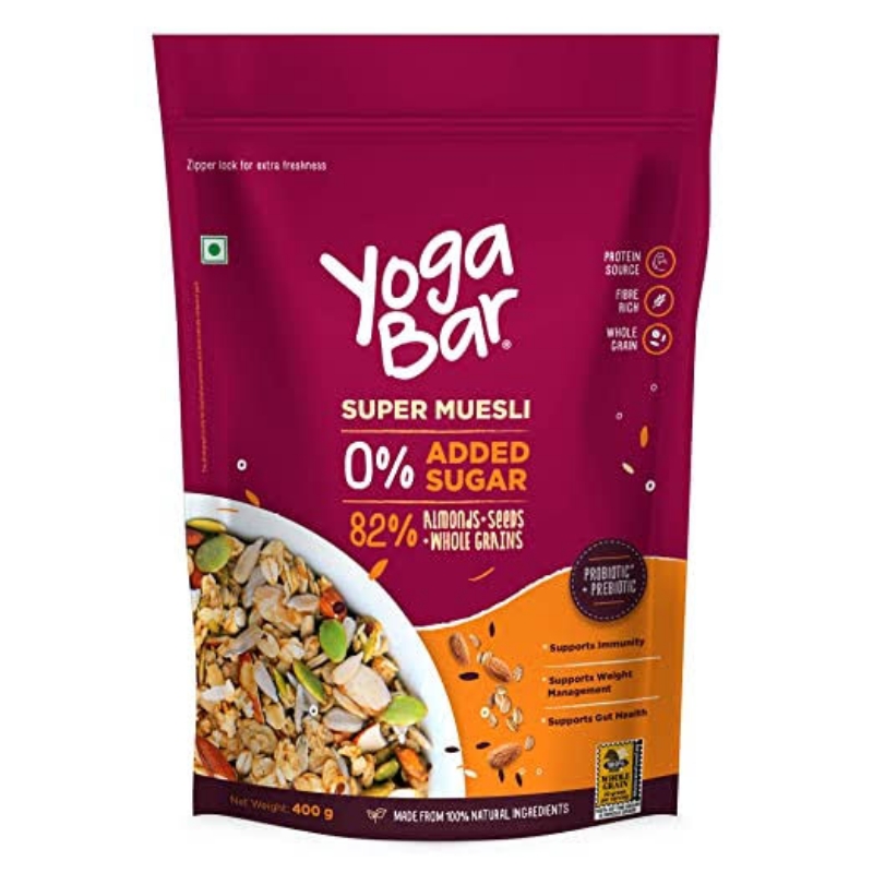 Yoga Bar Super Muesli (No Sugar) - 400g