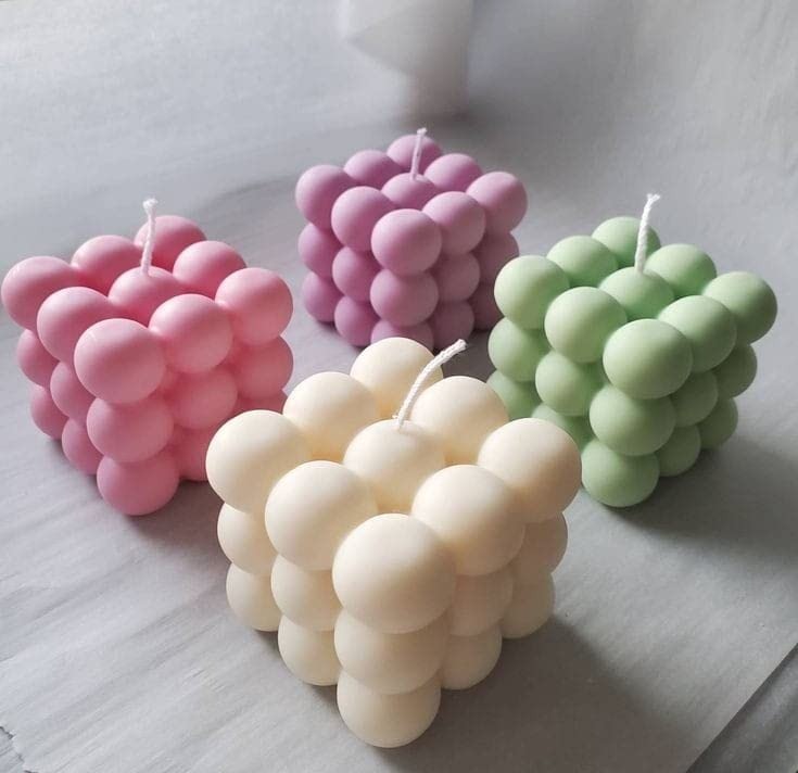 3D Bubble Candle - Chetta, Coffee