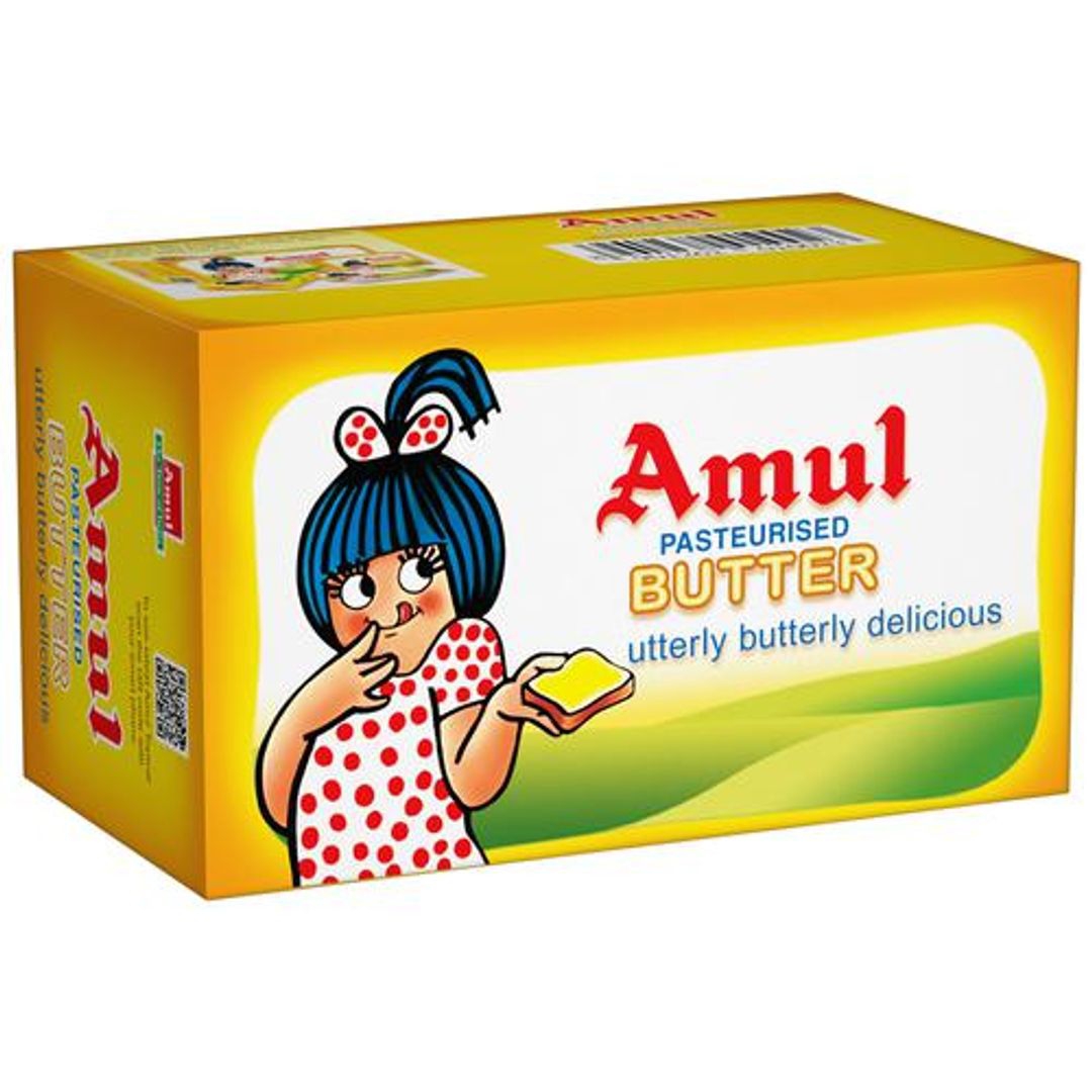 Amul Pasteurised Butter, 500 g Carton अमूल मक्खन - 500g, Amul Makhan