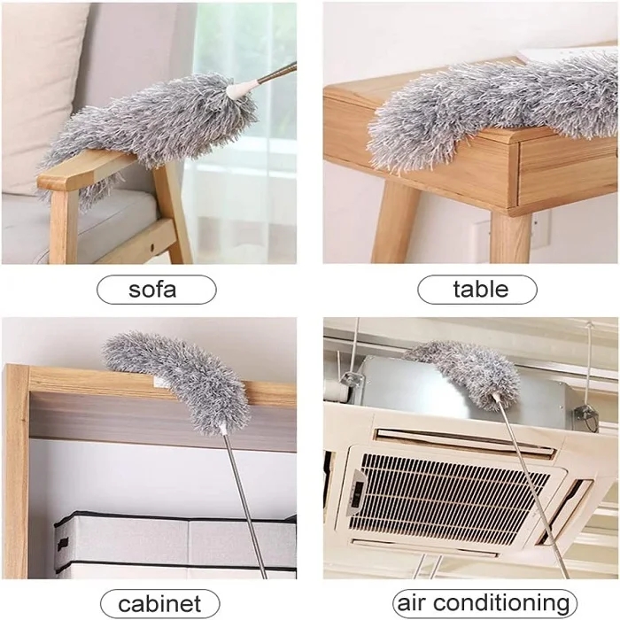 Extendable Microfiber Feather Duster - 1Ps