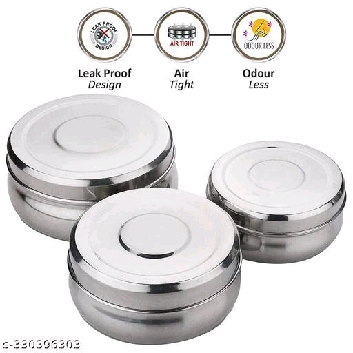 Stainless Steel Jar Set Of 4 Pic 