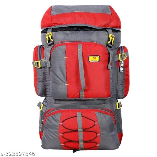 Mountain Rucksacksbag Hiking Trekking Camping Bag  - Red