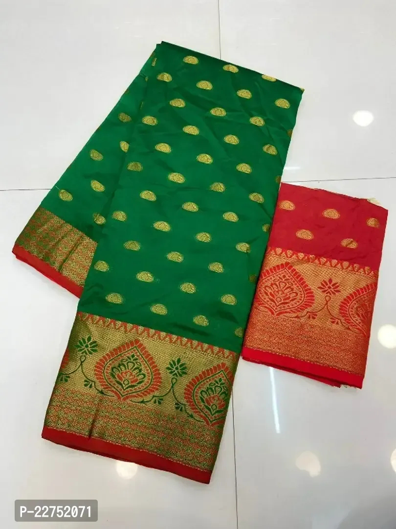  Silk Jacquard Butta Weaving Saree
