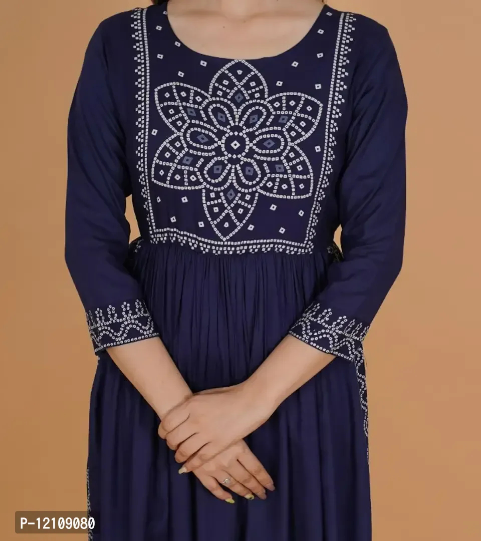 Stylish New Premium Collections Blue Rayon Kurta  - 3XL