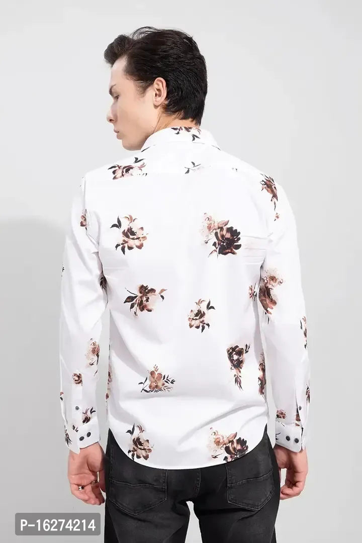 Classy Look Printed Shirts For Men  - L