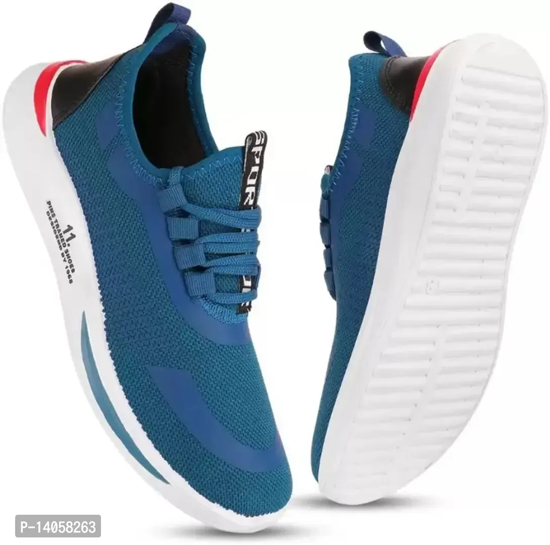 Blue mesh Sneakers For Men - UK6