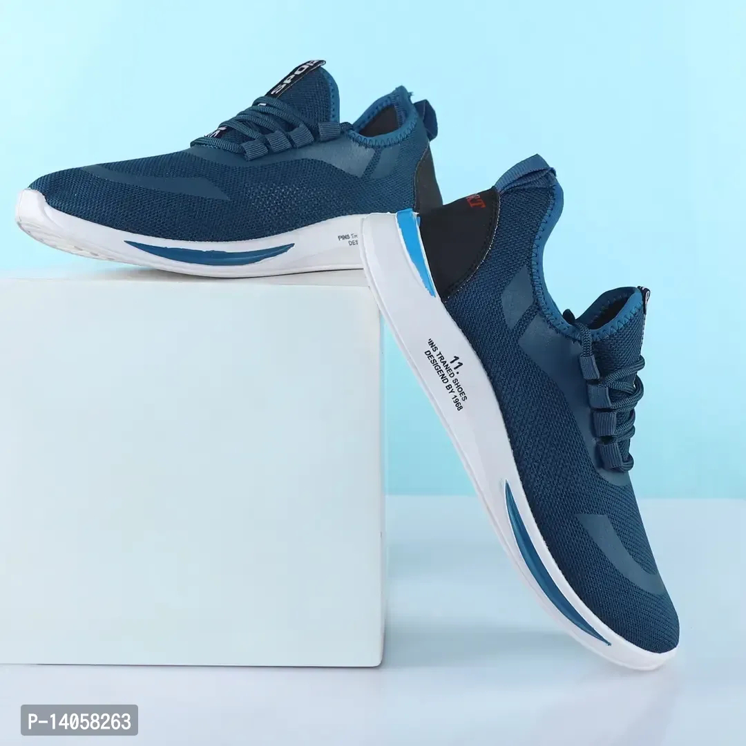 Blue mesh Sneakers For Men - UK10