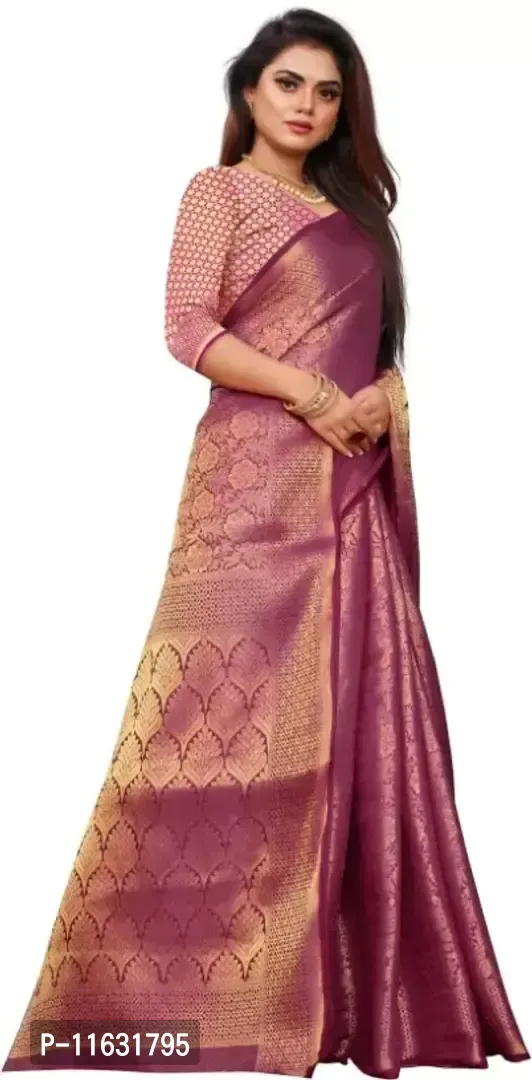 Kanjivaram Cotton Silk Saree 