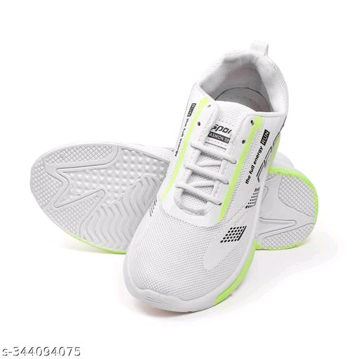 Stylish White Shoe for Men & Boys, Running Shoe, Shoe for Men, Casual Shooe - IND-6