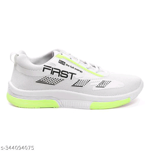 Stylish White Shoe for Men & Boys, Running Shoe, Shoe for Men, Casual Shooe - IND-7