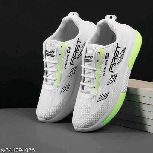 Stylish White Shoe for Men & Boys, Running Shoe, Shoe for Men, Casual Shooe - IND-9