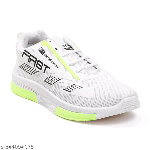 Stylish White Shoe for Men & Boys, Running Shoe, Shoe for Men, Casual Shooe - IND-9