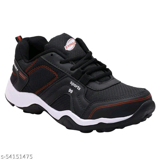 Fhonex Sport 99 Black Sports Shoes  - IND-6