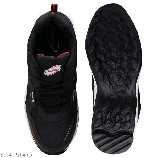 Fhonex Sport 99 Black Sports Shoes  - IND-6