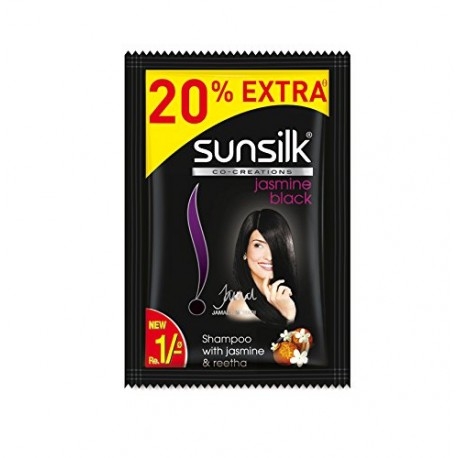 Sunsilk Hair Shampoo - Black & Shine, Mrp Rs. 1