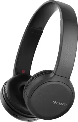 SONY WH-CH510 with 35 Hrs of Battery life, Google Assistant enabled Bluetooth Headset  (On the Ear) - Black