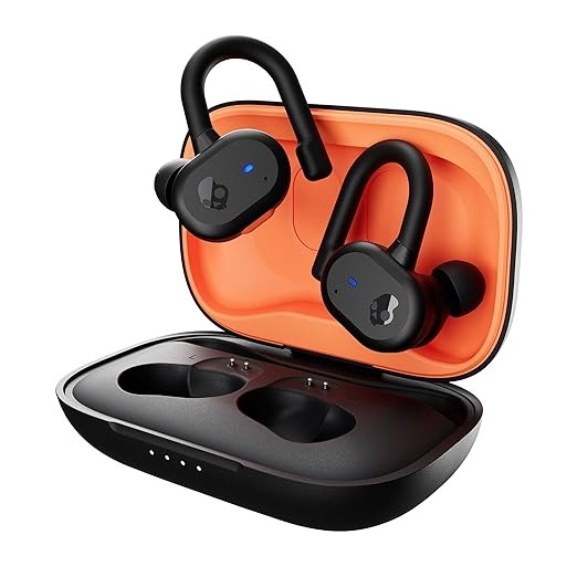 Skullcandy Push Active Wireless Earbuds, 43 Hr Battery, Skull-iQ, Alexa Enabled, Microphone Bluetooth Headset - Black